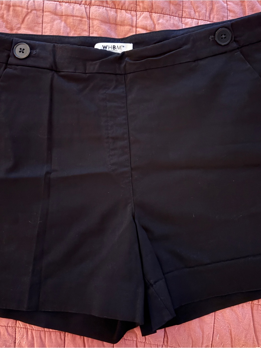 White House Black Market Black Tailored Women's Shorts with Button Waist